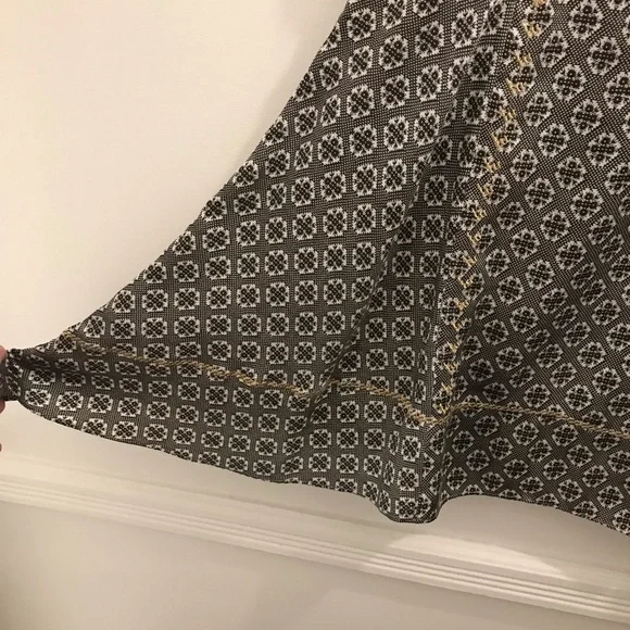 Anthropologie Floreat Gold Stream Sequin Tank small Swing Top sequins embroidery - Picture 6 of 13